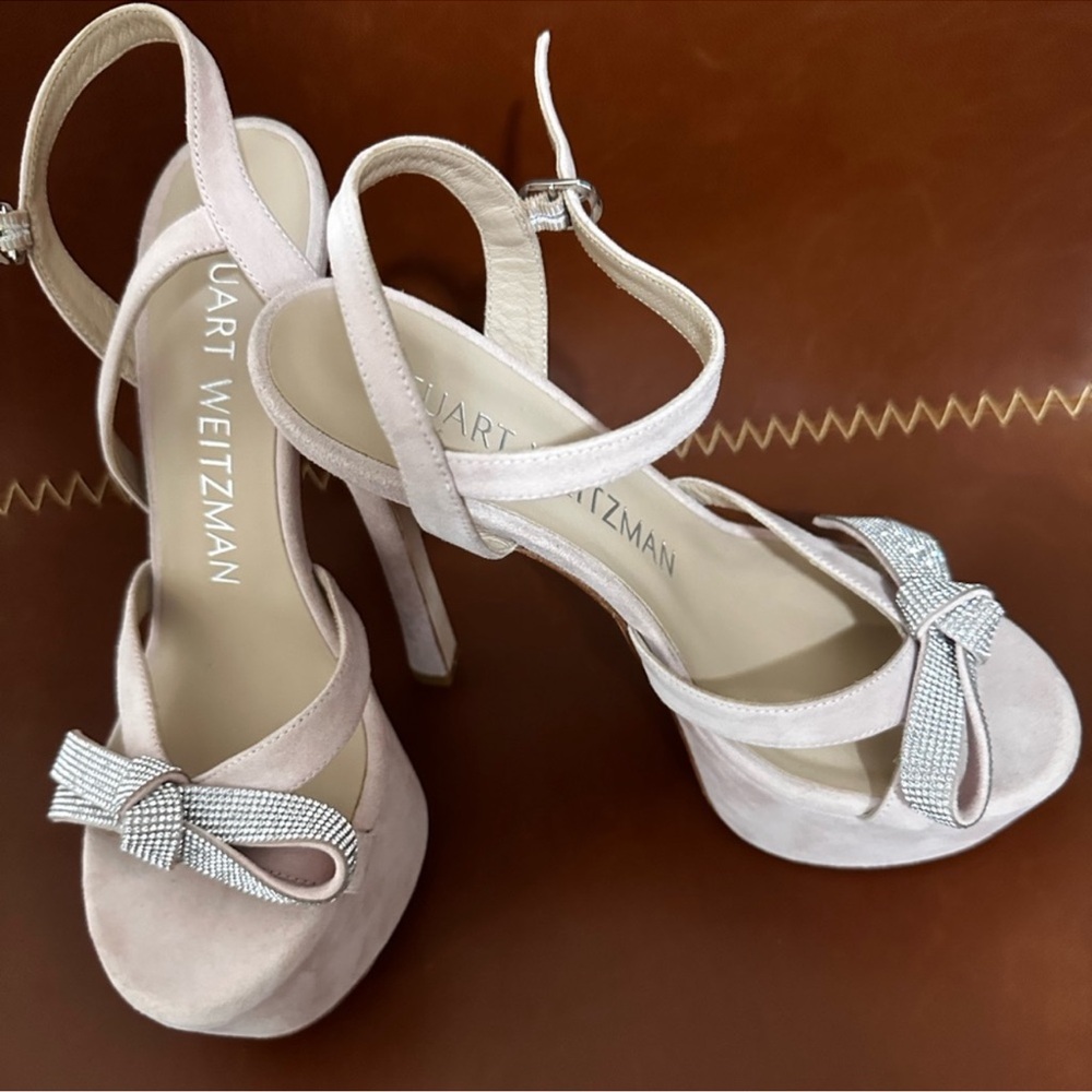 Pink heels Stuart weitzman